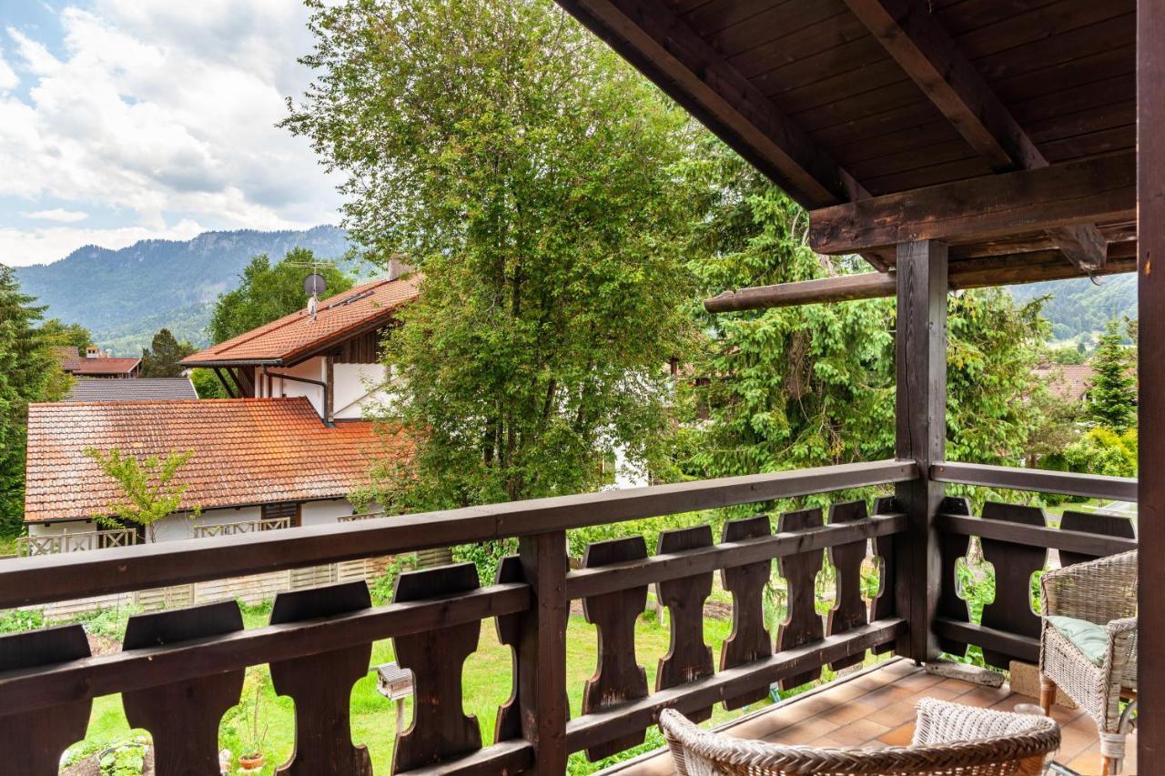 Ferienwohnung Bergblick Unterammergau Ngoại thất bức ảnh